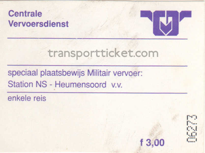 CVD bus ticket Vierdaagse for military personnel