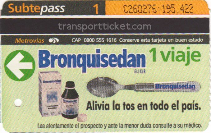 metro ticket Buenos Aires