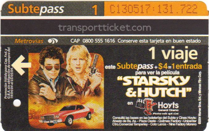 metro ticket Buenos Aires