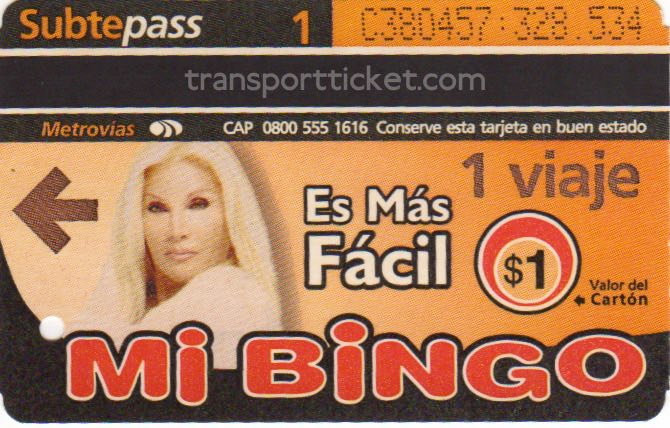 metro ticket Buenos Aires