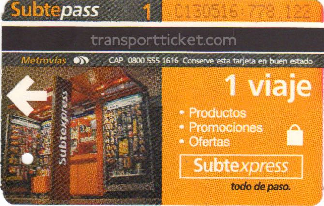 metro ticket Buenos Aires