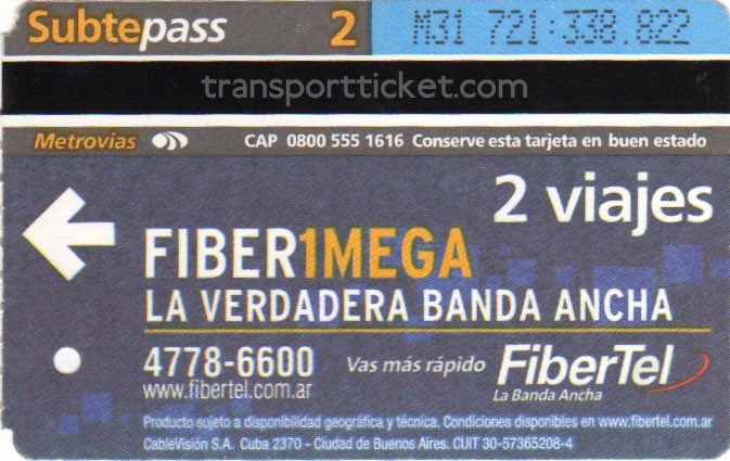 metro ticket Buenos Aires