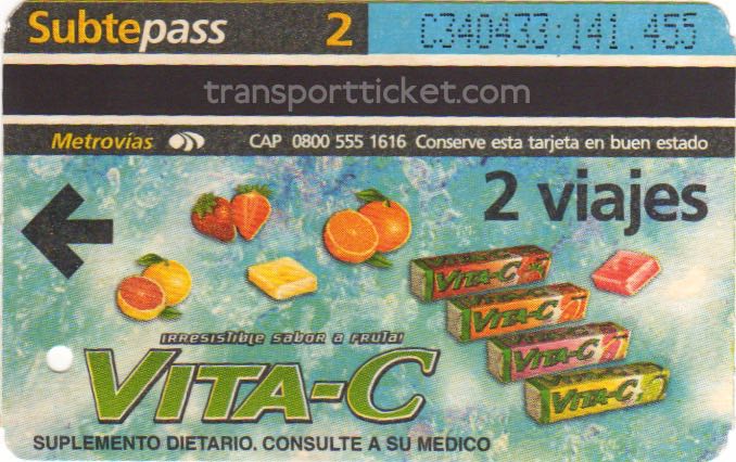metro ticket Buenos Aires