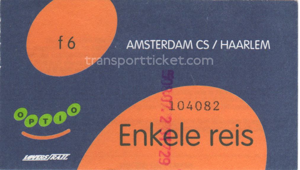 Lovers Rail single ticket (1998)