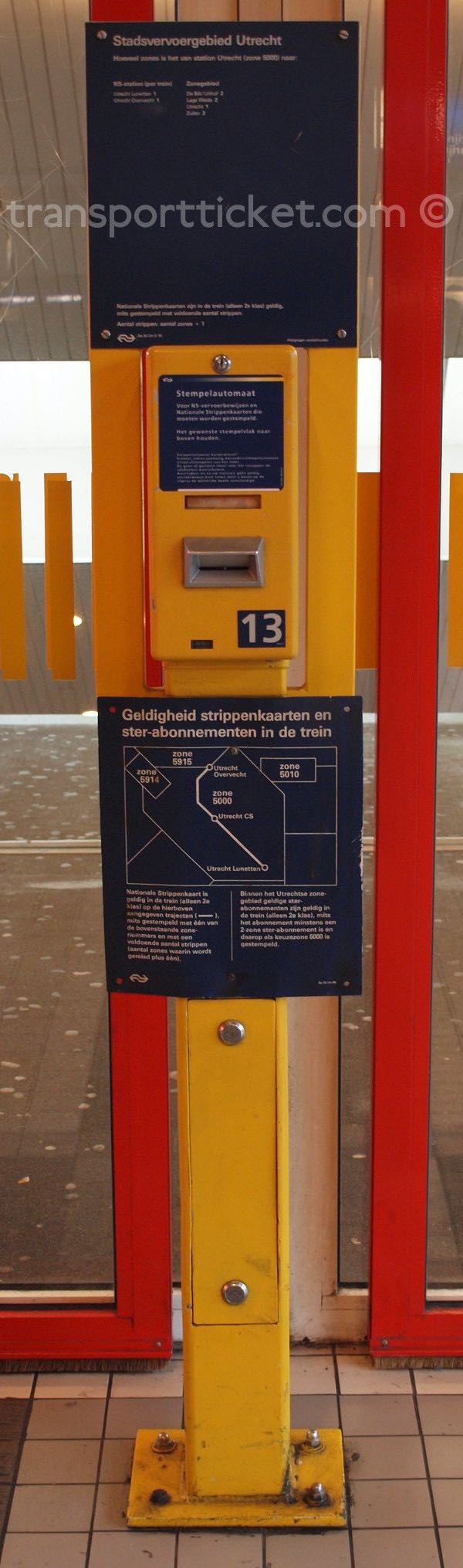 NS validator (Utrecht Central, 2010)