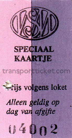 VSM train ticket