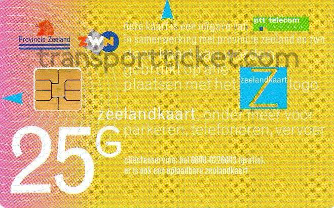 Zeelandkaart 25 guilders (2nd model)