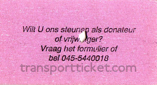 ZLSM train ticket (rear)