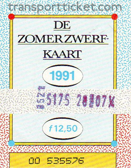 Zomerzwerfkaart (1991)