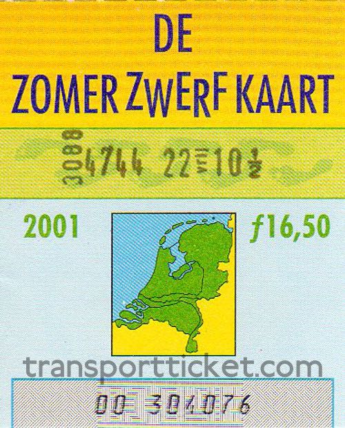 Zomerzwerfkaart (2001)