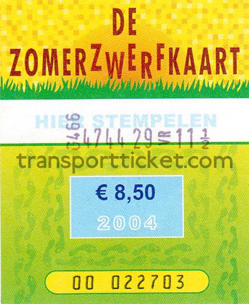 Zomerzwerfkaart (2004)