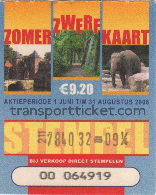 Zomerzwerfkaart (2008)