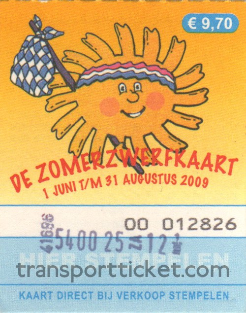 Zomerzwerfkaart (2009)