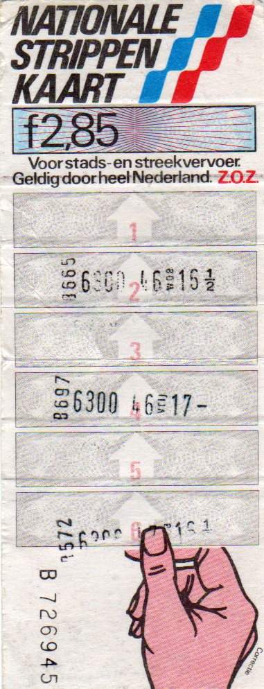 6-strip ticket