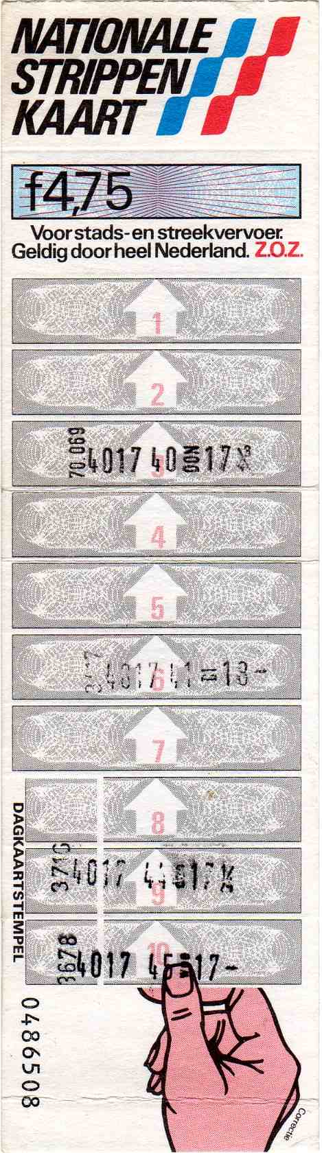 10-strip ticket