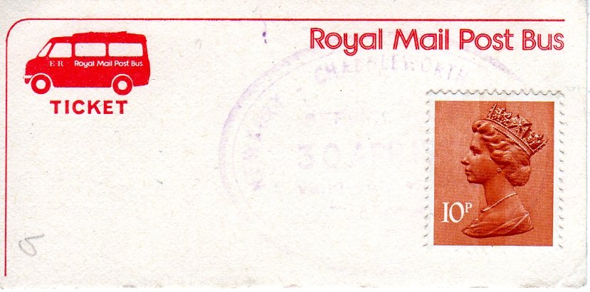 Post Bus ticket from Newbury to Chaddleworth
